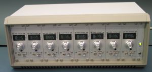 Rack for 8 PMT HV Supplies
